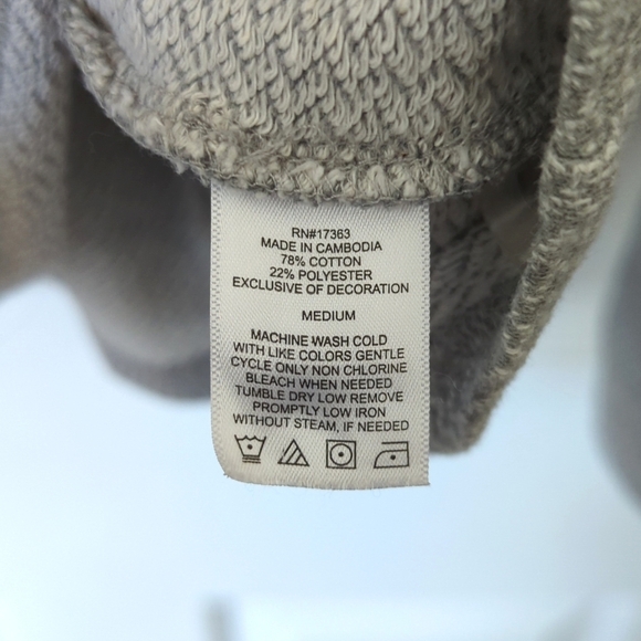 Tommy Bahama Lightweight Jacquard Knit Quarter Zip Pullover Sweater Gray Medium - Picture 5 of 10